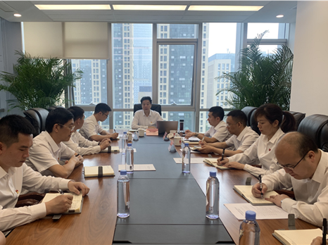 集团党委副书记、副董事长、总经理杨川调研会议公司党史学习教育