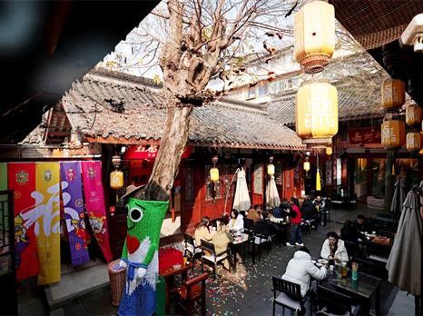 拼“博”一季度 | “in巷乐山”院子业态升级，养生茶饮项目正式进驻